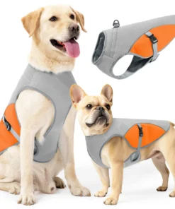 Dog Cooling Vest, Sun Protection, Heat Relief, 2 Layer Cooling & Lightweight