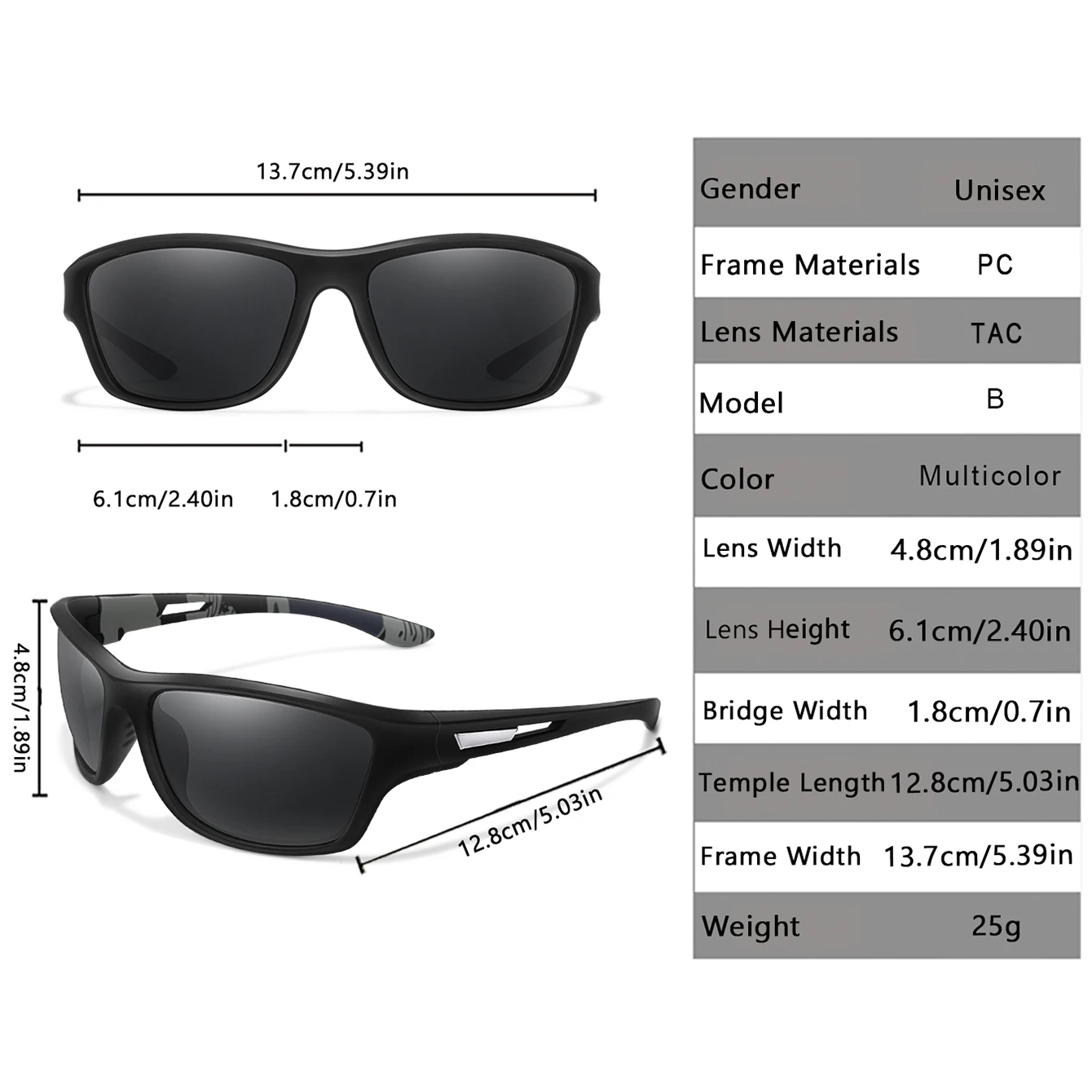 Polarized Sunglasses For Men & Women, UV400 Protection, Outdoor Sunglasses - Image 2