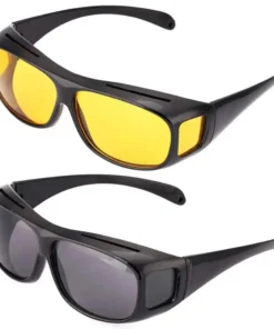 Night Vision Driving Glasses, Anti Glare, Enhanced Vision, Reduced Eye Strain