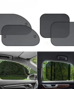 2 Pack Universal Car Window Shade, Cling Sunshade, Sun, Glare and UV Rays Protection